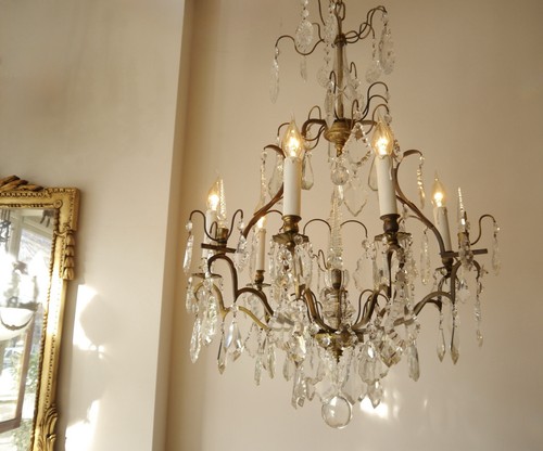 Fine large chandelier antique - chandelier,