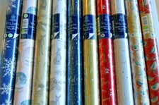 Tom Smith Luxury Christmas Wrapping Paper 2 x 4m rolls (8m)