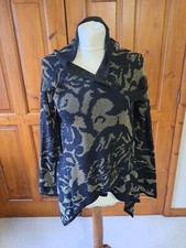 Ladies Blk & Gold Sparkly Shrug/Cardigian