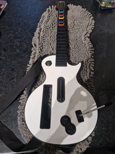 Guitar hero white - white, gibson