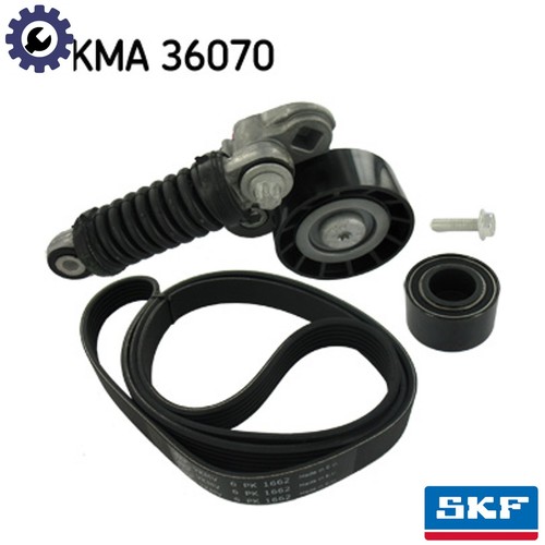 Vribbed belt set vkma - vribbed,