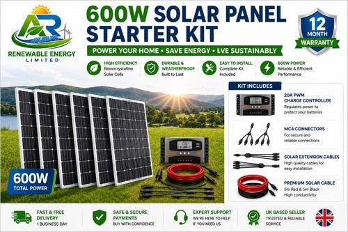 600w solar panel - panel, kit