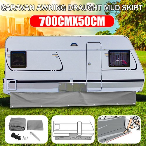 Caravan awning mud draught - caravan,