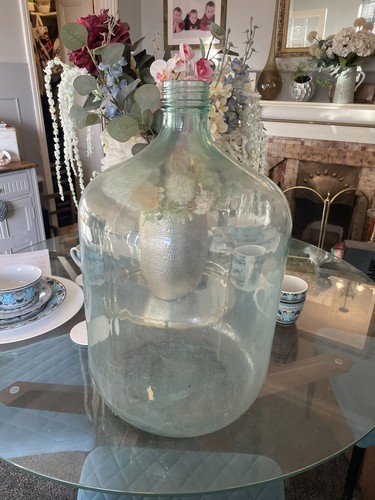 Carboy demijohn large vintage - demijohn,