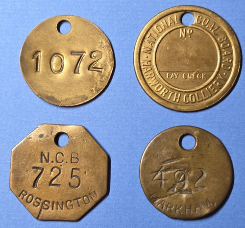 Four pit checks tokens - pit,