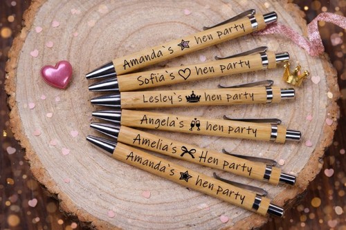 Personalised hen party wooden - personalised,