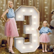 4FT Marquee Light Up Numbers