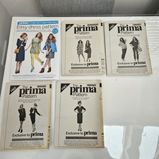 5 Prima Sewing Patterns Uncut