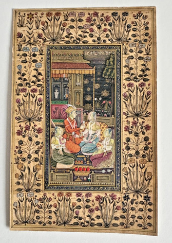 Hand painted indian mughal - hand,