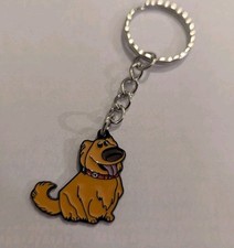 Disney Pixar Dug From Up Enamel Keyring Bag Tag Charm