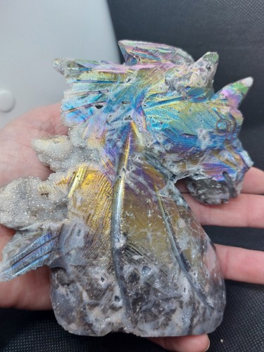 Aura sphalerite druzy crystal