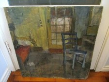 Vintage painting bedroom - painting, by