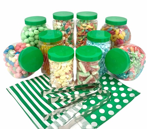 Mini green plastic sweet - mini,