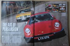 CC 2006 extracted mag article: 1970 ASTON MARTIN DBS vs 1972 FERRARI DINO 246GT