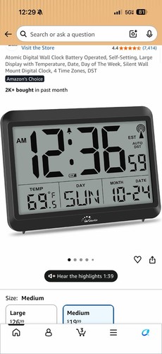 Atomic clock with - with, indoor