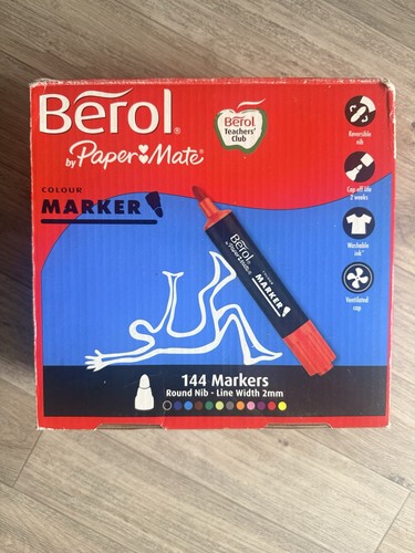 Berol round nib markers x121 - round,