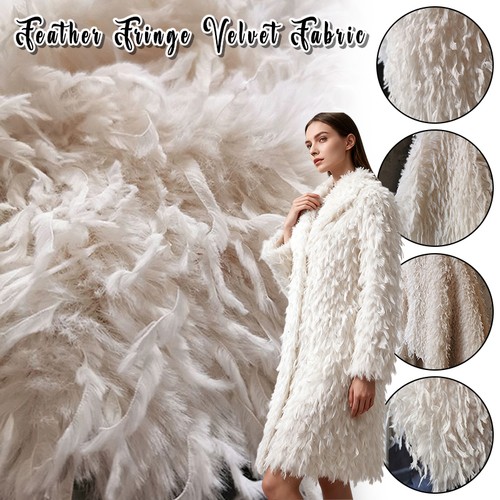 Feather fringe fabric pure - fringe,