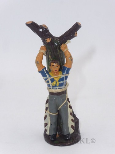 Vintage timpo cowboy tied to - cowboy,