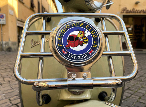 Ape club scooter bar badge - scooter,