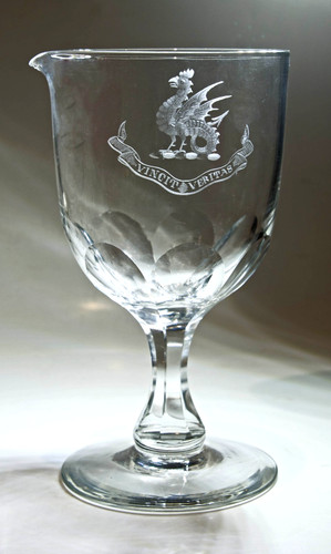 Heraldic cocktail mixer glass - mixer,