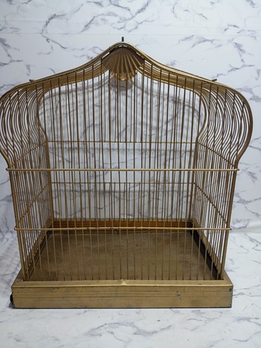 Solid brass wired bird - wired,