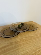 Arcoroc France Smoked Glass