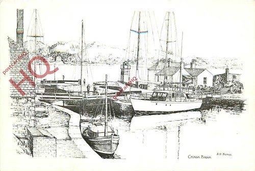 Picture postcard crinan - postcard_,