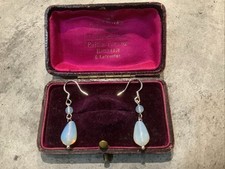 925 SILVER MOONSTONE DROP EARRINGS