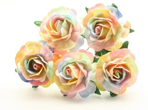 Mulberry paper roses - mulberry,
