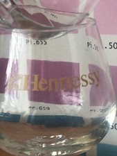 Two Vintage Hennessy Cognac. Brandy (Balloon) Glasses