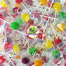 100 FRUITY LOLLIES Party Bag Filler Kids Lolly Sweets Lollipop Gift Present??