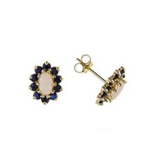 9ct Gold Sapphire and Opal