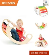 Sturdy Wooden Rainbow Rocking
