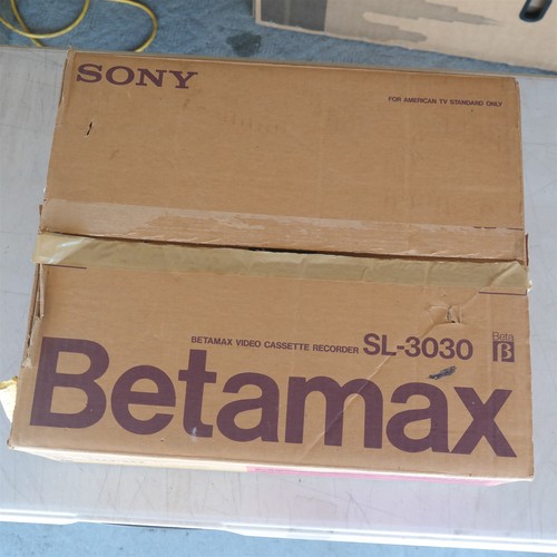 Vtg sony betamax vcr model - vcr,