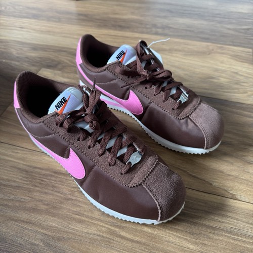 Nike cortez brown and pink - brown,