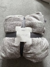 Marks & Spencer Polar Bear Cushion & Throw Bundle Brand New