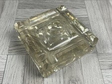 Vintage inkwell heavy glass - vintage,