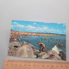 Vintage Postcard THE BEACH