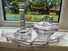 Vintage Art Deco Purple Glass