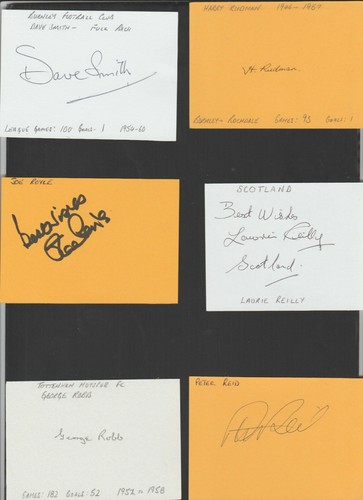 Signed white card dave - white, of