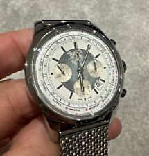 Breitling Transocean Unitime Silver Men's Watch - AB0510U0-A732-152A