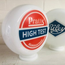 Pratts High Test Guaranteed Gas Pump Globe, Oil and Petrol Memorabilia