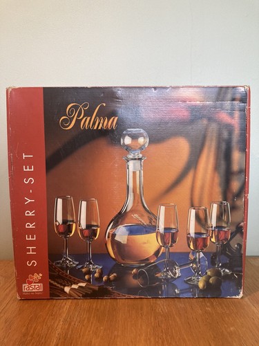 Sherry set pieces crystal - sherry,
