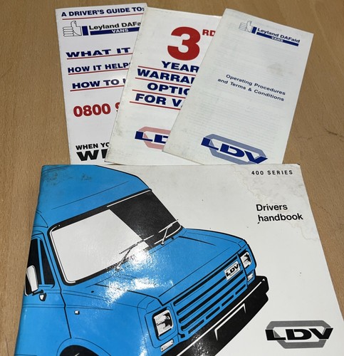 Ldv 400 drivers handbook - drivers,