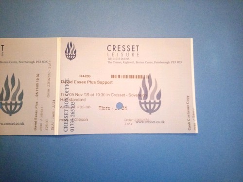 David essex ticket - essex, the