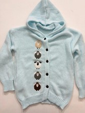 Oversized Baby Blue Hooded