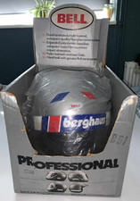 Vintage Bell Star full face 1982 motorbike helmet MIB met silver 7 5/8  Boxed