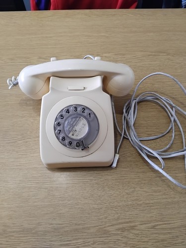 Vintage 1980s cream rotary - vintage,