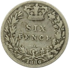 1838 TO 1901 VICTORIA SILVER SIXPENCES CHOICE OF YEAR / DATE