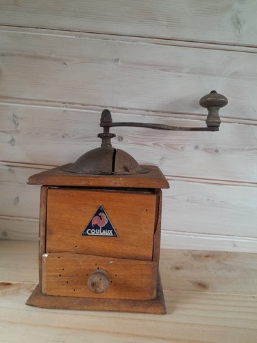 Vintage french cafe grinder - vintage,